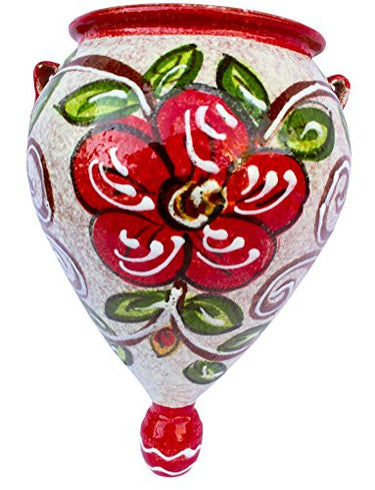Spanish Rose - wall hanging Spanish orza from Cactus Canyon Ceramics